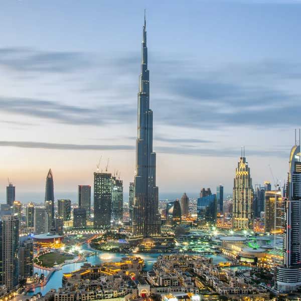 Downtown Dubai view
