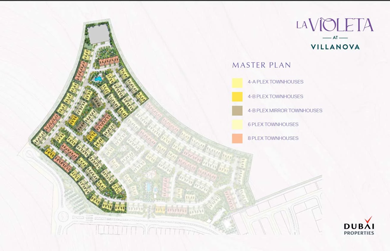 La Violeta at Villanova masterplan